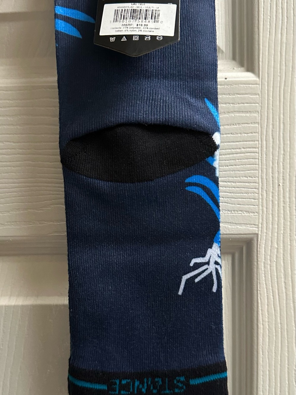 Stance Men's and Women's  Medium LA Clippers 2023/24 City Edition Crew Socks - Picture 5 of 6
